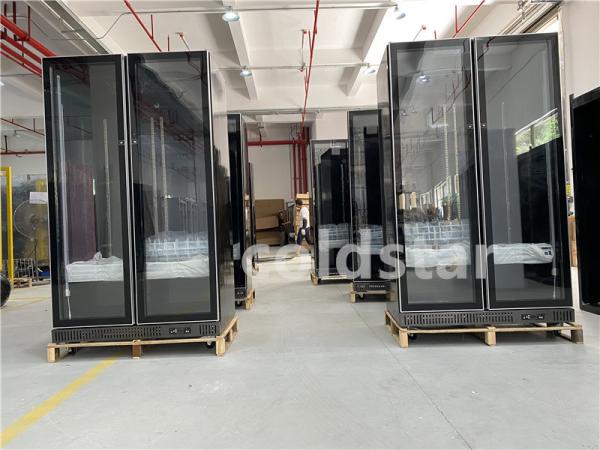Upright Commercial Glass Door Display Refrigerator Beverage Beer Cooler