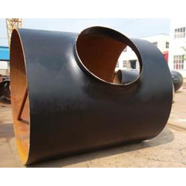 Polished Surface Sch 40 Weld Fittings Large Butt Welded Tee Wear Resistance