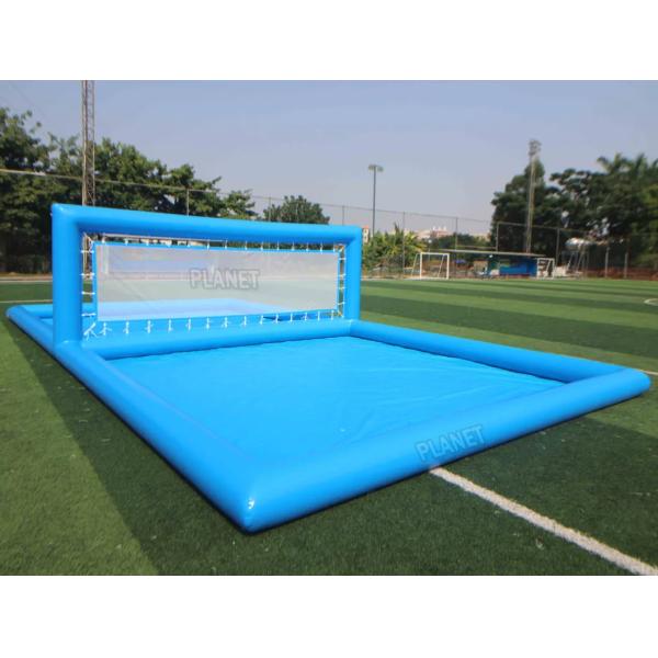 Portable Air Sealed Inflatable Volleyball Pool Court Inflatable Volleyball Field Floating Volleyball Court For Sale