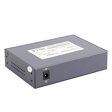 4 Ports PoE Switch,10/100Mbps,IEEE802.3af,15.4W(Plug and Play, Metal Case)