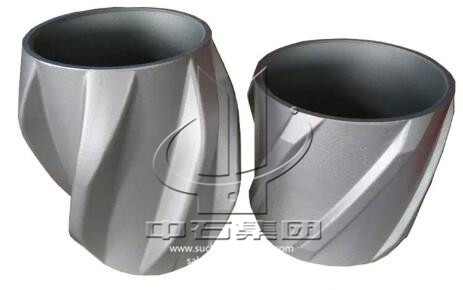 Moulant 20 en alliage de zinc Vane Solid Body Centralizer en spirale