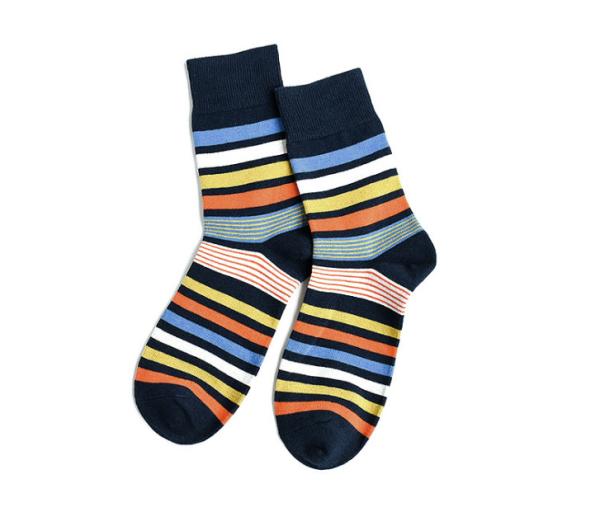 Winter Thick Knitting Mens Crew Socks , Cotton Socks For Men Sweat Absorbent