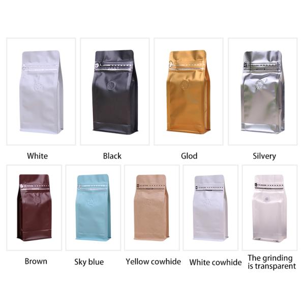 2023 Arrive Custom Printed Packaging Coffee Zipper Bag Bags With Valve And Zipper For Tea