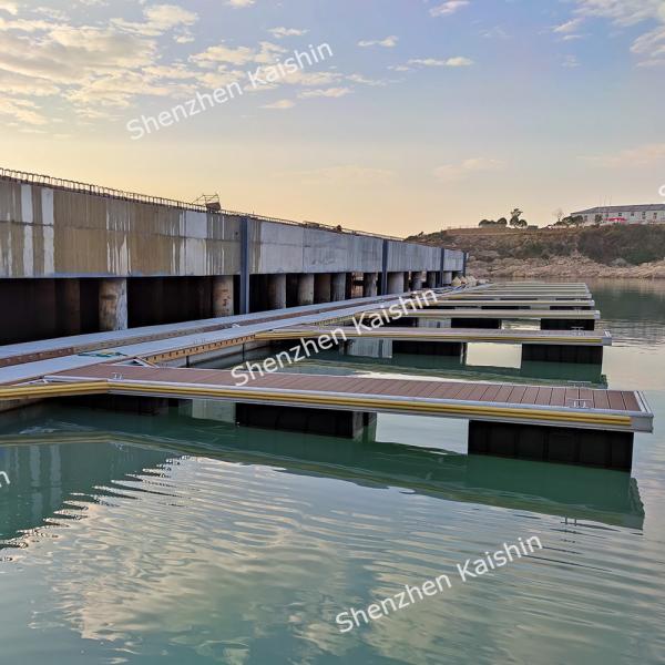 Aluminium Marine Floating Dock HDPE EPS Foam Floats Finger Dock Customized Thickness