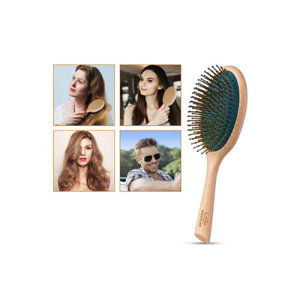 Environmental Beech Wood 24cm Wooden Handle Hair Brush