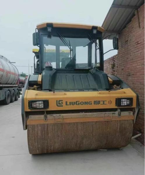 Second Hand LIUGON CLG6212E Hydraulic Road Roller 12 Tons High Speed 119 Kw Power