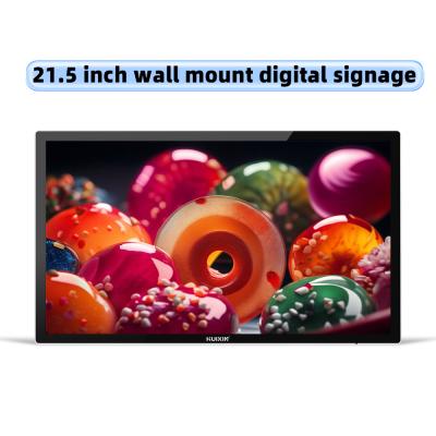 21.5 Inch Cost-Effective Narrowcasting Wall Mount Digital Signage Display for Business & Retail Stores and Shopping Malls