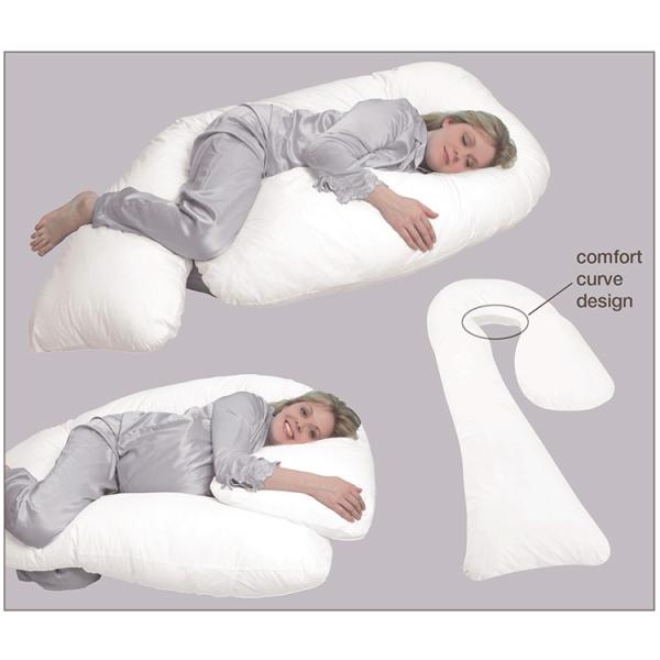 Soft / Medium / Hard Pregnant Pillow For Maternity Custom Comfort U Shape OEM Welcome