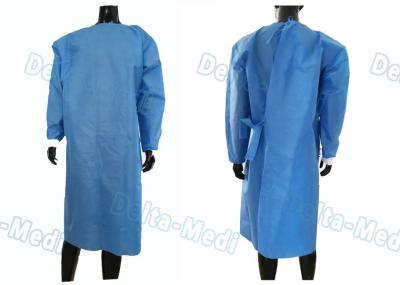 Sobre o travamento do vestido cirúrgico descartável impermeável reforçado para a cirurgia