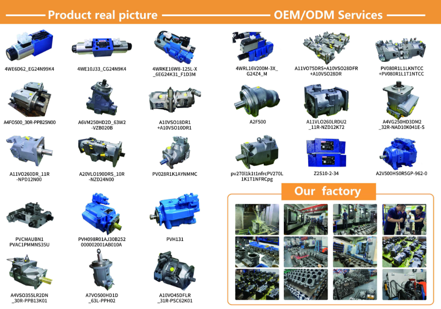 Rexroth A6VM Hydraulic Motor High Pressure Variable Displacement Axial Piston Variable Motor with 400 Bar Nominal Pressure