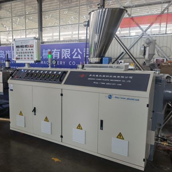 Plastic Prestressed Spiral Duct Machine / HDPE Corrugated Pipe Production Equipment