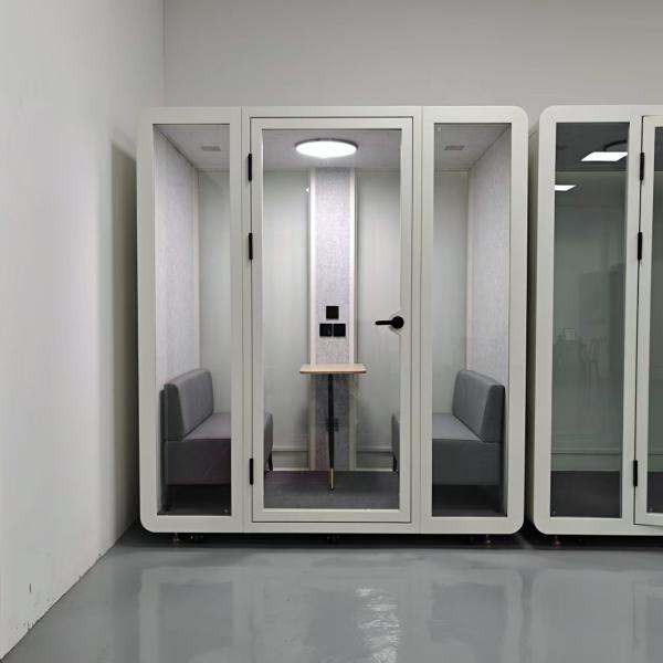 Acoustic Phone Booth 2300x2200x2300mm Soundproof Modular Office Pod