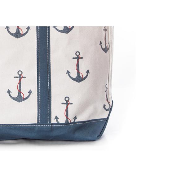 Biodegradable Cotton Tote Bags 12oz Canvas Beach Tote Eco Friendly