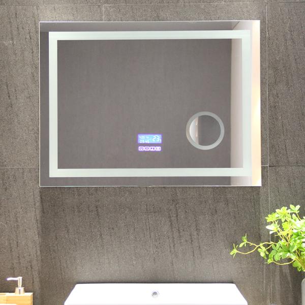 Серебряная светодиодная полоска Luxury Hotel Bathroom Mirror Customized Custom Bathroom Vanity Mirrors