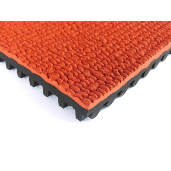 All Weather High Strength Eco Sports Flooring 13mm Thickness Running Track red