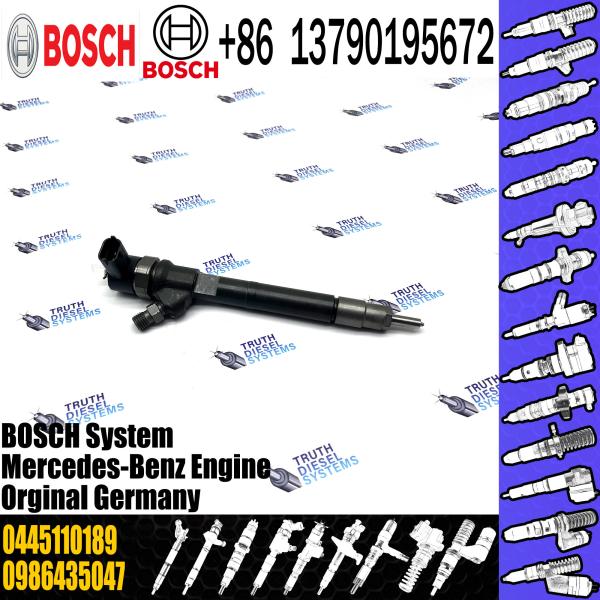 Injetor comum diesel novo original A6110701487 0445110189 do trilho para os MOTORES TD 22 da FORÇA