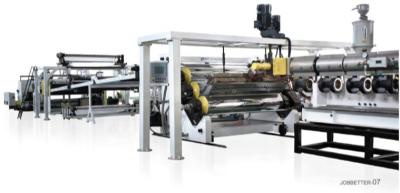 Conical Screw 1200Kg/H Pp Sheet Extruder Line For Door Frame Board