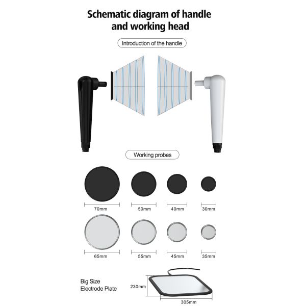 4 Handles ED Therapy Improve Wrinkles 448KHz CET RET Vacuum EMS Physicaltherapy Shockwave Device