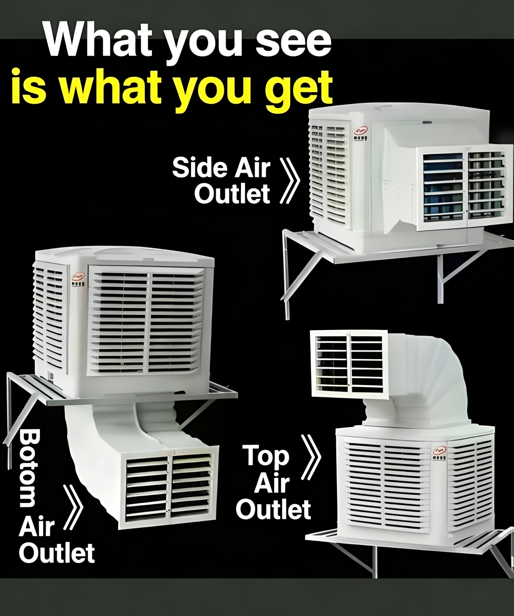 Industrial Evaporative Air Coolers, Water Air Conditioners, Cheap Price Industrial Water Cooling Machine