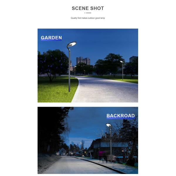 Outdoor Waterproof Solar Garden Street Lights IP65 Modern Decorative LED