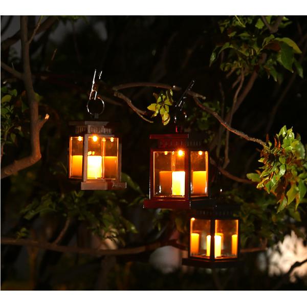 ABS Material Solar Residential Street Lamp for Retro Atmosphere Landscape Decoration