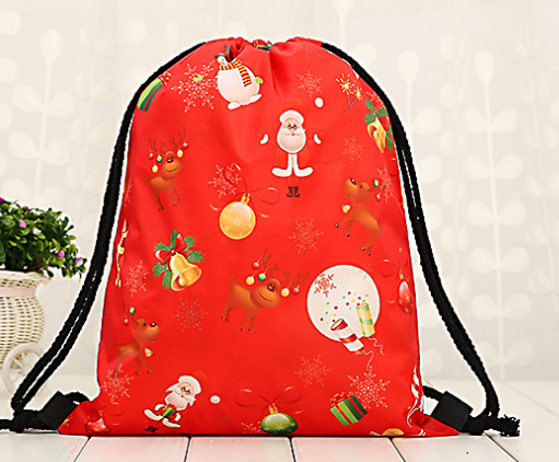 Promotional Cute Mini Handbag Drawstring Bag folding small pouch reusable pocket for Shopping Gift shoes