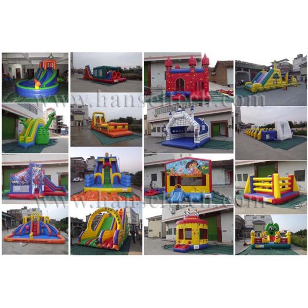 Hansel 2017 hot selling PVC outdoor play area inflatable palm tree