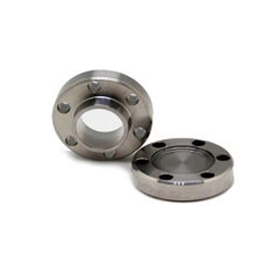 Vacuum Pipe Fittings CF Bored Blank Flange Blank Tapped Flange