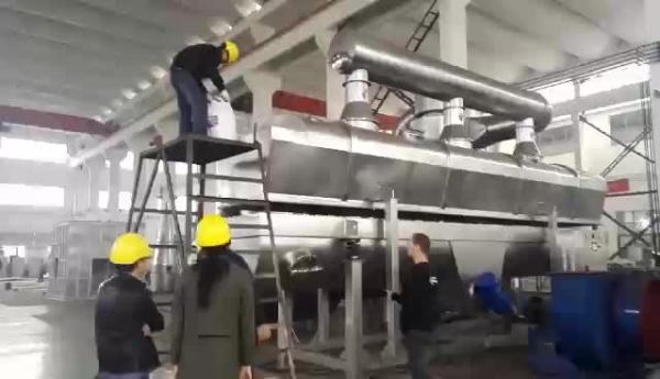 Vibrating Industrial Fluid Bed Dryers For Sugar Granule ISO14001 Listed