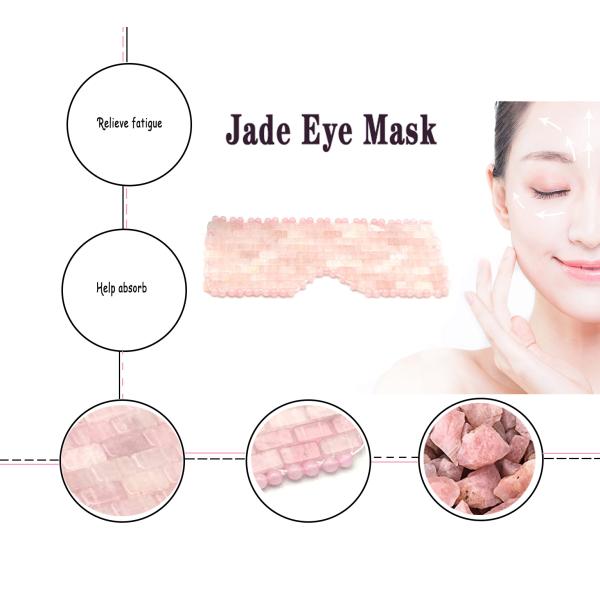 Crystal Jade Rose Quartz Eye Care Sleep Eye Mask For Face Improve Your Overall Well-being