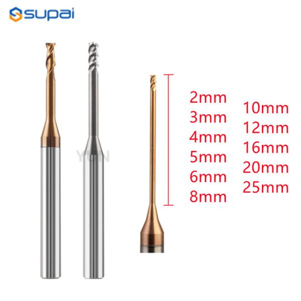Soporte de ODM Helix Angle Long Neck End Mill con borde de corte personalizado