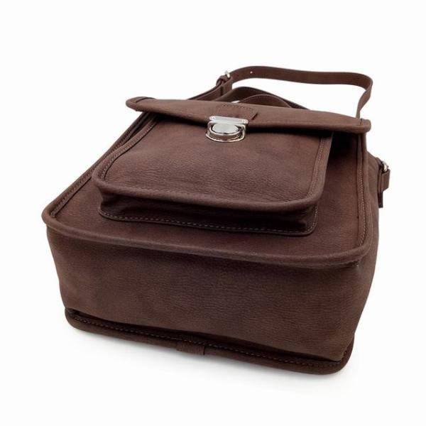 Fashion Brown Cokor Waterproof Hiking Backpack Flap Decoration And Multi - Function