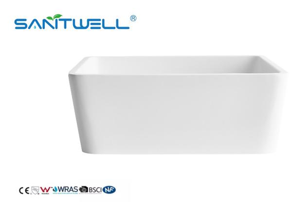 Unique Models SWT400 Wholesale Artificial Stone Basins OEM Acceptable Glossy White Durable Washing Hand Basins