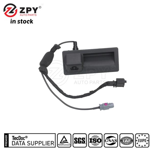 ZPY Trunk Lid Release Handle with Backup Camera for Audi VW 2009-2016