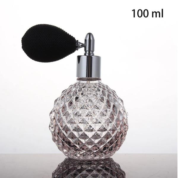 Флакон духов точных брызг стеклянного косметического варочного мешка стиля контейнеров 100ml винтажного Refillable