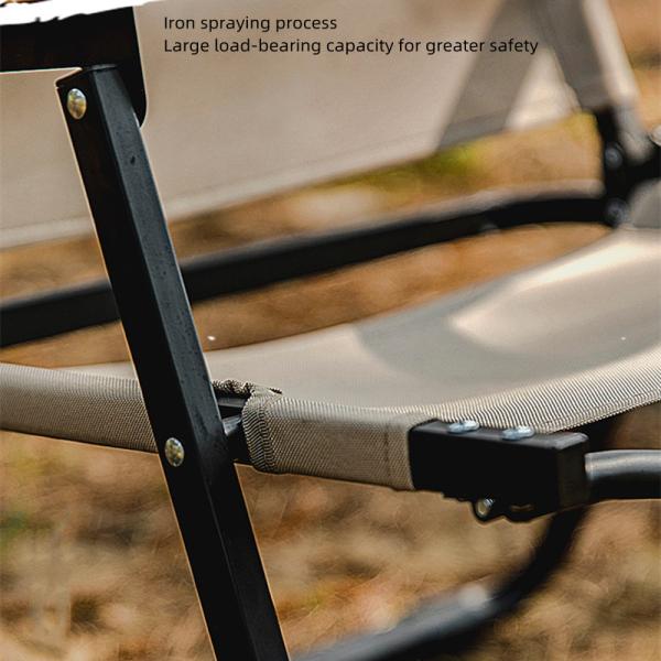 Lightweight Military Camping Gear Chair Iron Tube Kermit Folding Chair