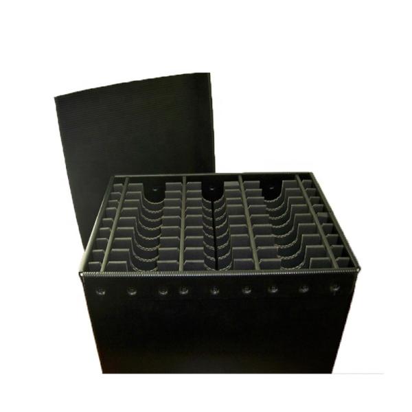 400x300x270 Conductive Antistatic ESD Electronics Storage Tray For PCB Component
