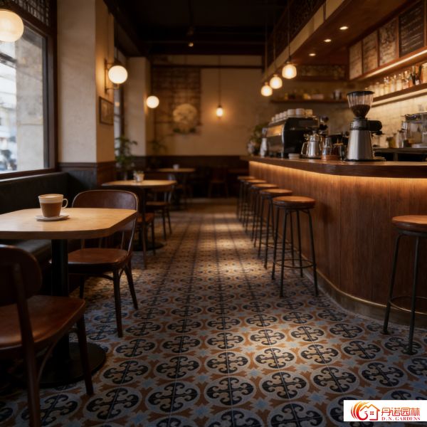 European Retro Handmade Cement Tile Flower Pattern Wall Tile Floor Paving Tile For Kitchen Cafe Bathroom Decoration