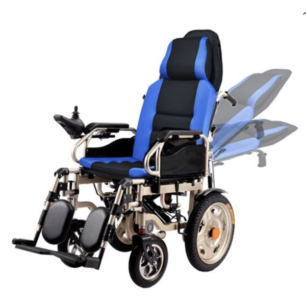 Collapsible Electric Lightweight Folding Wheelchair For Disabled 125x75