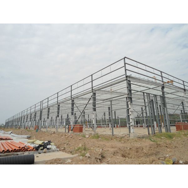 Anti-Corrosion Steel Frame Warehouse - Commercial Storage Solution