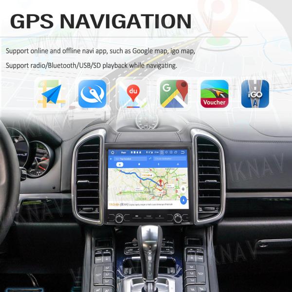 Радио для автомобилей Android 13 для Porsche Cayenne 2010-2017 с сенсорным экраном