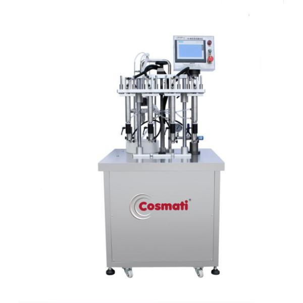 Automatic Pneumatic Perfume Filling Machine 4 Head Custom Logo
