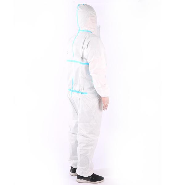 Medical Use Water Proof Disposable Safety Suit Protective Coverall Non - Woven Lamination