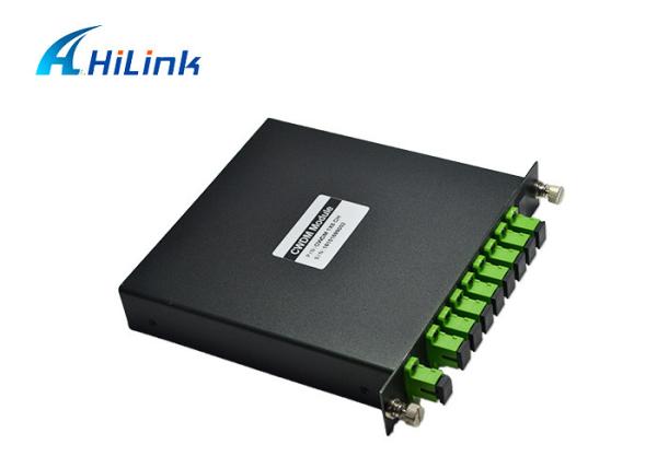 Baixo módulo do entalhe SC/APC CWDM Mux Demux dos filtros 8CH LGX da fibra da perda de inserção