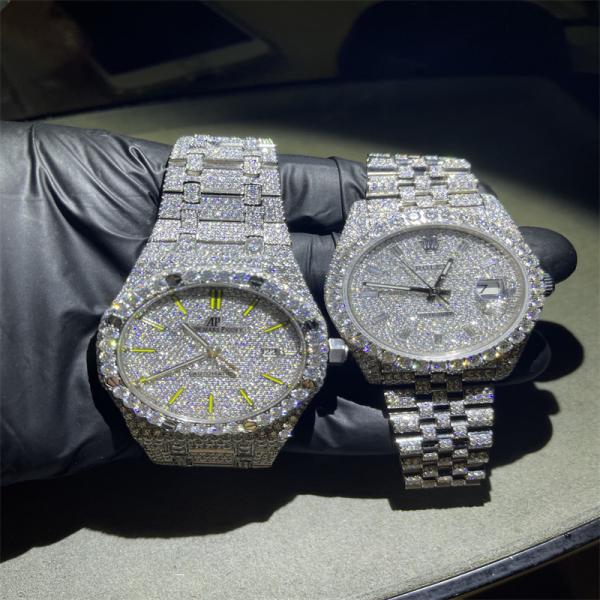 Natural Hip Hop Moissanite AP Watch