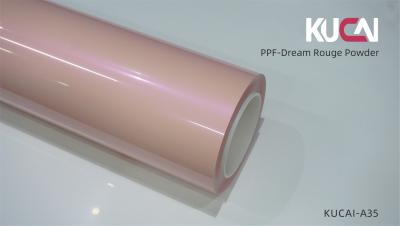 Dream Rouge Pink Color Hydrophobic PPF , TPU auto paint protection film