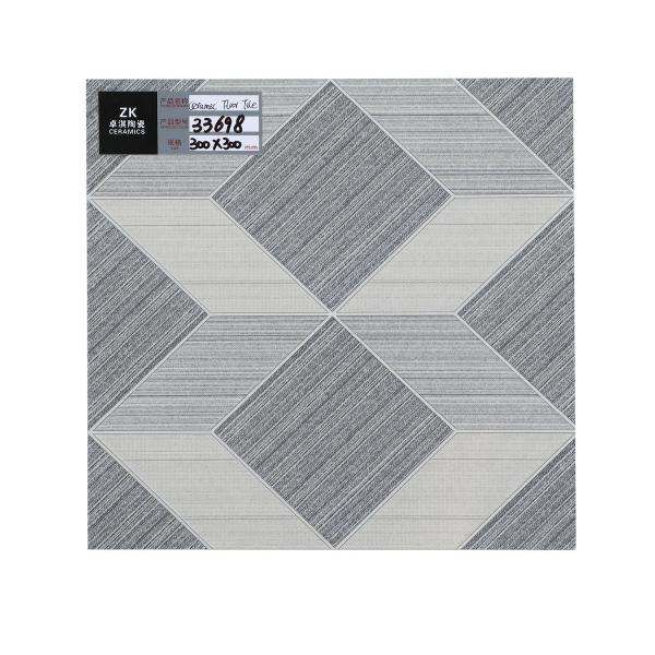 Céramique vitrée blanche 300x300mm Carreaux de sol Marbre à la recherche de mur