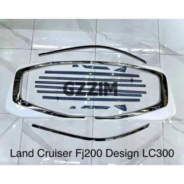 Customizable Car Exterior Accessaries For LC200 2008-2021 Window Weatherstrip Moulding Trim Weather Stripping Perfect Fit Upgrate To LC300 Style