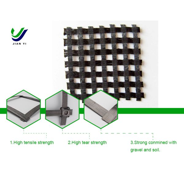 High-Tensile Strength Steel Geogrid with UV Resistance and 30~120KN/m Tensile Resistance for Heavy-Duty Road Construction
