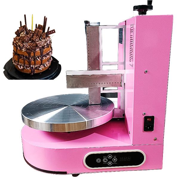 Voltage 220v End Cake Cream Spreading Smoothing Machine Automatic Cake Icing Machine